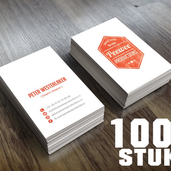 1000 VISITEKAARTJES