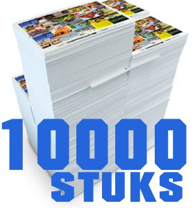 10000 STUKS FLYUERS